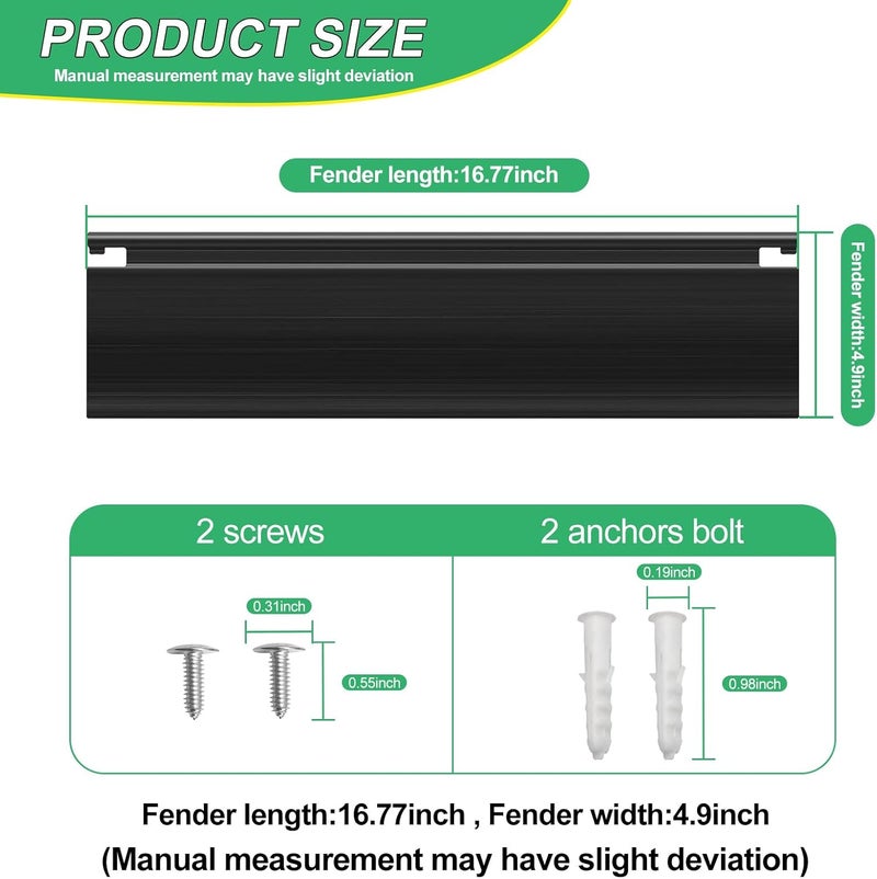 Rvanv 127-0724 Trailing Shield Flap w/Screws for Toro 21" Walk Lawn Mower and Recycler Lawn Mower Models 10730, 17732, 17736, 10732, 10734, 17730, 10738, 17734 - Image 2